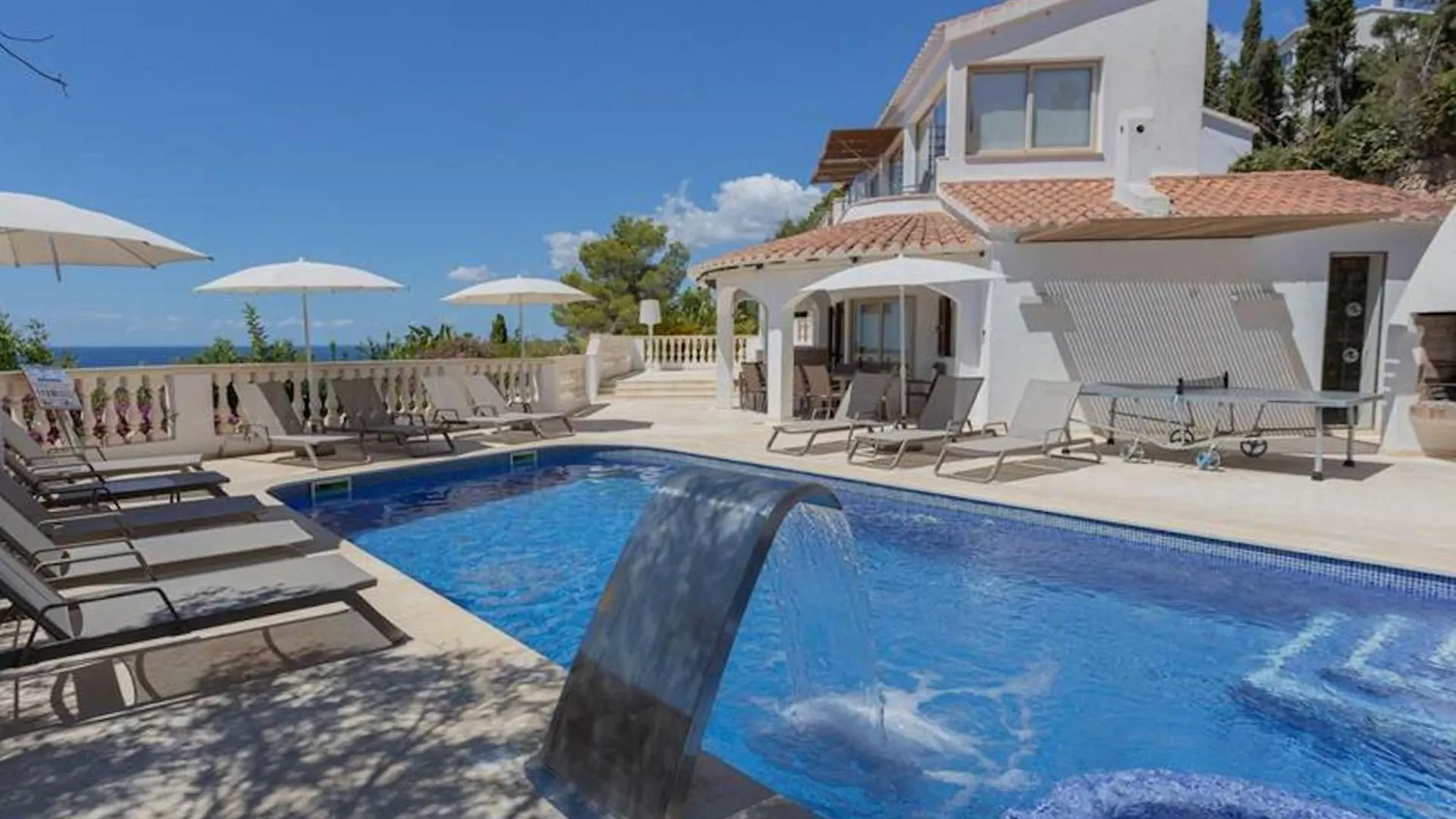 Wonderful Menorca Villa 6 Bedrooms Villa Increible Great Pool And Terrace Area With Stunning Sea Views 苏昂博